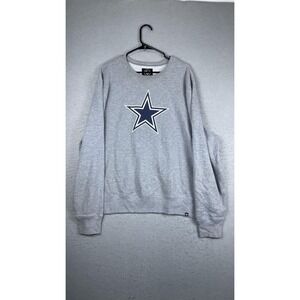 Dallas Cowboys‎ Sweatshirt Mens 2XL Gray NFL Football '47 Crewneck Fleece